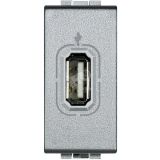 LivingLight Разъем USB алюминий NT4285 BTicino