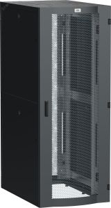 Шкаф серверный ITK LINEA S 19'' 48U 800х1200мм перфорированная дверь черный LS05-48U82-2PP ITK