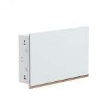 Корпус ArtShell Elegance встраиваемый силовой 22 модуля белое стекло artshell-e-22p-cw EKF