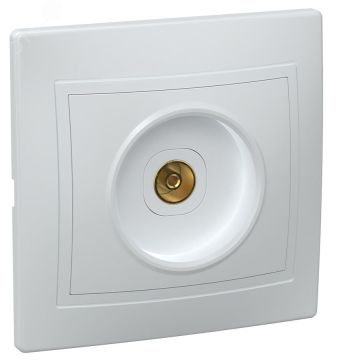 КВАРТА Розетка телевизионная белая EAK10-K01-DM IEK