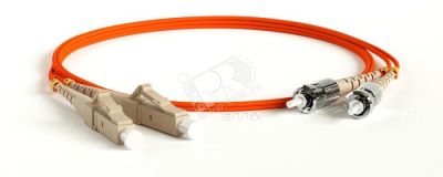 Патч-корд волоконно-оптический (шнур) мм 50/125 ST-LC duplex LSZH (20м) 244044 Hyperline