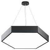 Светильник LED Geometria Hexagon SPO-121-B-40K-038 38Вт 4000K 4000Лм IP40 600*80 черный подвесной драйвер внутри Б0058875 ЭРА