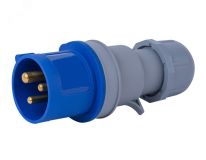 Вилка переносная 2Р+РЕ 16А 220В IP44 ВП-103 26100DEK Dekraft