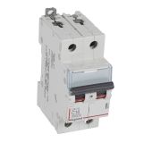 Выключатель автоматический двухполюсный 16А C DX3-E 6кА 407277 Legrand