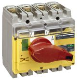 Выключатель-разъединитель INV250 3п красная рукоятка/желтая панель 31186 Schneider Electric