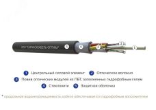 Кабель волоконно-оптический ОККМС-0.22-16П 3.5кН 00-00000626 СарансккабельОптика