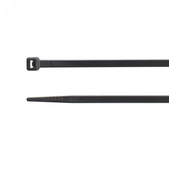 Стяжка кабельная, цвет черный, устойчивая к воздействию УФ-лучей 80x2,4 мм (упак.100шт) BM-N0824 BM Group