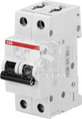 Выключатель автоматический двухполюсный 40А С S202 6кА 2CDS252001R0404 ABB