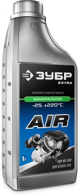 Компрессорное минеральное масло EXTRA, 1 л 70630-1 ЗУБР