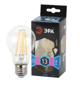 Лампа светодиодная F-LED A60-13W-840-E27 (филамент, груша, 13Вт, нейтр., Е27) (10/100/1500) Б0035028 ЭРА