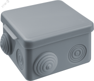 Коробка NSS-DB-80-80-50-7-GR распаячная открытого монтажа 25927 Navigator Group