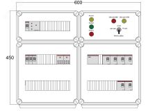Щит управления электрообогревом DEVIBOX HR 6x4400 D316 (в комплекте с терморегулятором и датчиком температуры) DBR102 DEVIbox
