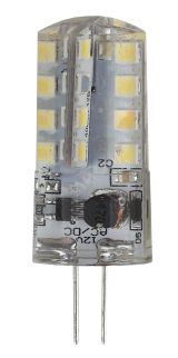 Лампа светодиодная LED 3Вт JC 2700К G4 теплый капсула 12V Б0033193 ЭРА