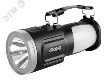 Фонарь аккумуляторный AccuF8-L1W/L24-bk (черн.) 5006669 ФАZА