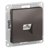 Розетка ATLASDESIGN компьютерная RJ45 механизм мокко ATN000683 Systeme Electric