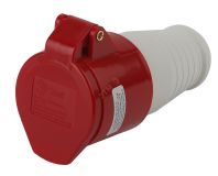 Розетка переносная 214 3Р+РЕ 16А 380В IP44 (10/120/2160) R-16-3P-PE-IP44 Б0032862 ЭРА