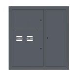Щит этажный 2 кв. RAL7016 (1000х950х150) EKF PROxima mb29-v-2-ral7016 EKF