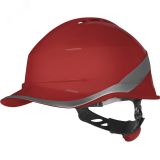 Каска защитная DIAMOND VI WIND из ABC с вентиляцией красного цвета DIAM6WTRROFL Delta Plus