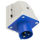 Вилка настенная 16А/230V/1P+N+E/IP44 00-00002246 PCE