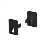 Заглушка SL-MINI-8-H12 BLACK с отверстием (, Пластик) 037506 Arlight