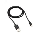 Кабель USB-Lightning 2 А, 1 м, черный ПВХ, 18-7050, 18-7050 REXANT