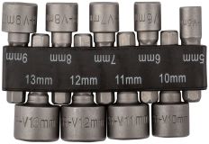 Набор усиленных головок CrV 9 шт (5-13 мм) 57915 FIT