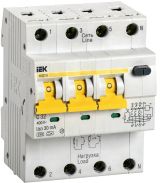 Выключатель автоматический дифференциальный 34 C32 30мА MAD22-6-032-C-30 IEK