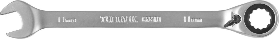 Ключ гаечный комбинированный трещоточный с реверсом, 11 мм 053490 Thorvik