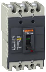 Выключатель автоматический трехполюсный EZC100 30 KA/380В 3Т 30 A EZC100H3030 Schneider Electric