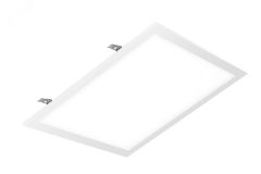 Светильник LED ОФИС СЛИМ CRI90 (СВО) 34Вт 3200Лм 4,0К IP54/20 рассеиватель призматический опал монтаж в Армстронг LE-СВО-03-034-8829-54Д+LE0274 Led Effect