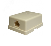 Розетка компьютерная 6P4C (RJ-11). 1 порт 10-0305 SUPRLAN