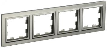 BRITE Рамка 4 поста РУ-4-БрШ шампань BR-M42-K37 IEK