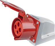 Розетка NCA-SR124-32-380 стационарная наружная 32А 3P+PE IP44 23183 Navigator Group