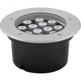 Светильник светодиодный тротуарный ДВУ-12w 2700К IP67 круг 32021 FERON