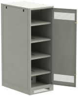 Шкаф LINEA B (пустой) 1700х600х950мм металлическая дверь серый LB35-17H69-M ITK