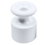 Изолятор для наружного монтажа RF, пластик белый (100 шт/уп) R1-551-21-100 Bironi