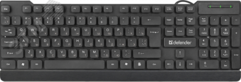 Клавиатура Element HB-190 USB, полноразмерная, черный 1000587120 Defender