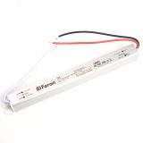 Драйвер светодиодный LED 24w 12v ультратонкий 48011 FERON