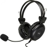 Гарнитура накладная HU-30, кабель 2м, USB, черный 1379903 A4Tech