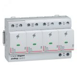 УЗИП T1 25kA 3P+N сигн.конт 412283 Legrand