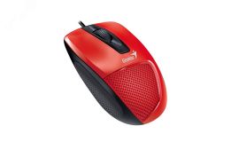 Мышь DX-150X, USB, красный/черный 31010004406 Genius