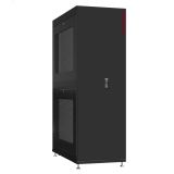 Шкаф серверный 45U 800х1070 передняя дверь: двустворчатая глухой металл IP51. задняя дверь: одностворчатая перфорированная IP20. боковые панели: перфорированные. цвет: черный RAL9005  NS 8145.9532 SYSMATRIX