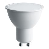 Лампа светодиодная LED 9вт 230в GU10 теплый 55148 SAFFIT