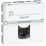 Mosaic Розетка RJ45 STP кат.6 2 модуля 45 градусов 076566 Legrand