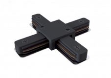 Коннектор TR-1PA-СX-BK X-образный для однофазного шинопровода черный Б0054470 ЭРА