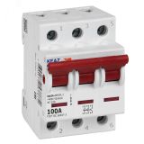 Выключатель нагрузки 3П 100А 400В OptiDin BM63PL-3100-УХЛ3 (ВМ63PL) 328172 КЭАЗ