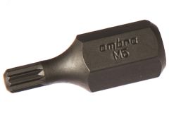 Вставка-бита 10 мм DR SPLINE, M5, 30 мм 055843 Ombra