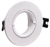 Светильник 4105 встраиваемый под лампу MR16 круг пластиковый белый LT-UVB0-4105-GU05-1-K01 IEK