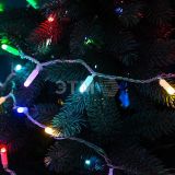 Гирлянда Нить 10 м, свечение с динамикой, прозрачный ПВХ, 230В, RGB 245-409 Neon-Night