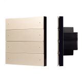 INTELLIGENT ARLIGHT Кнопочная панель SMART-DMX512-801-22-8G-8SC-DIM-IN Gold (230V, 2.4G) (IARL, IP20 Пластик, 5 лет) 039317 Arlight